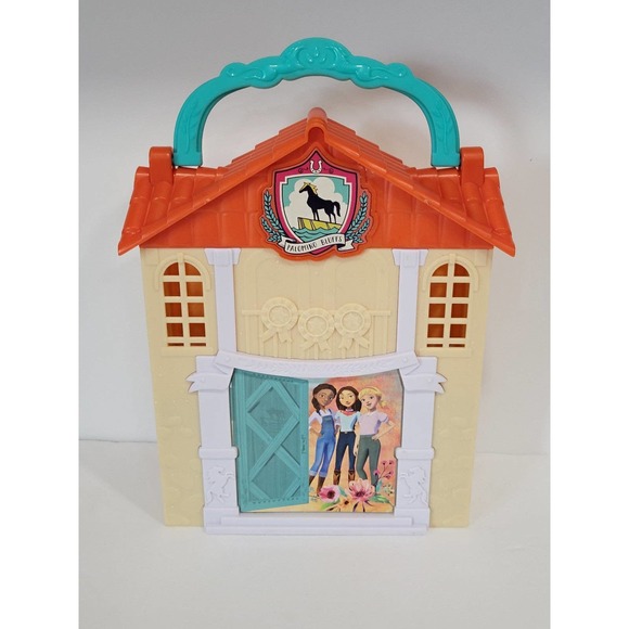 DreamWorks Animation Spirit Riding Free Stow N Go Barn - Picture 1 of 4